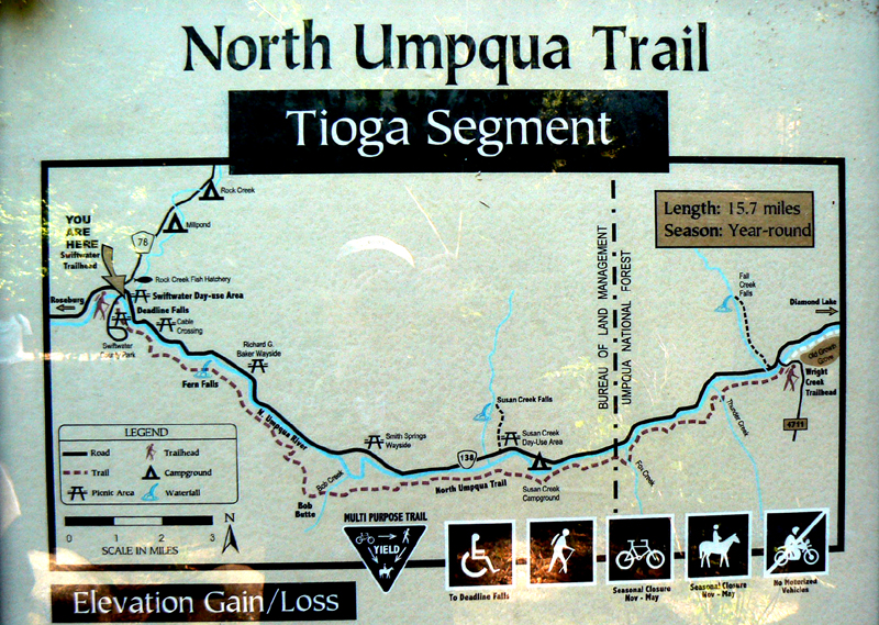 North Umpqua Trail Map Cascade Ramblings - Ramblings: North Umpqua Trail Hike: Tioga Segment